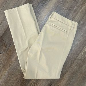 Lands’ End Straight Leg Pressed Khaki Size 2